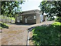 Access driveway to a small telephone relay station  and microwave telecommunication aerial on Tog Hill