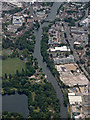 Staines from the air