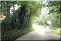 Approaching entrance to Upper Monksfield Farm