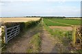 Footpath near Moor Farm