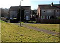 Houses at the eastern edge of Pilton Vale, Malpas, Newport