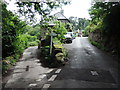 Lustleigh: lane junction