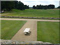SP6865 : Path and lawns at Althorp House, Northampton by Richard Humphrey