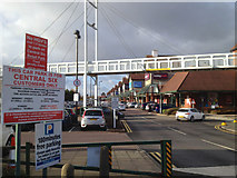 SP3278 : Central Six retail park beyond a footbridge, Coventry by Robin Stott