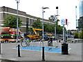 NS5666 : Nextbike Glasgow cycle hire point: University of Glasgow (West) by Thomas Nugent
