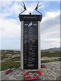 NL6597 : Barra and Vatersay War Memorial [3] by M J Richardson