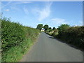 Minor road towards Thornbrough Buildings