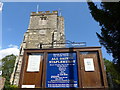 All Saints, Staplehurst: notice board