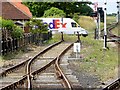 TG1543 : North Norfolk Railway, approaching the Sweet Briar Lane Crossing at Sheringham by David Dixon