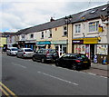 Cars and shops, St John Street, Whitland