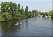 SO8454 : The Severn at Worcester by John Sutton