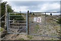 NN5952 : Fence, Rannoch Forest by Richard Webb