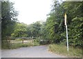 Gate to the woods near Emmer Green