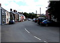 Houses and cars in Clarbeston Road, Pembrokeshire