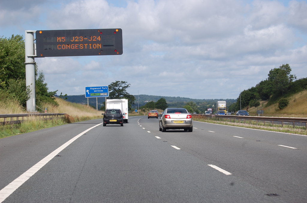 M42 approaching Hopwood Park Services © J.Hannan-Briggs :: Geograph ...