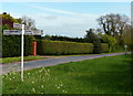 Country road next to Spella House