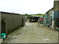 Sowerby Bridge FP100, Link A, in the farmyard at Upper Field House