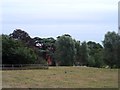 Faulkbourne Hall hiding behind the trees