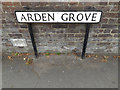 TL1314 : Arden Grove sign by Geographer