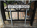 Leyton Road sign