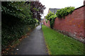 Footpath leading to Morton Lane, Beverley