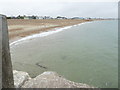 Beach view from groyne