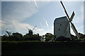 TQ3013 : Clayton windmills Jack and Jill, Mill Lane, Clayton by Jo Turner