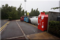 TA0339 : Recycling Area at Tesco Superstore, Beverley by Ian S