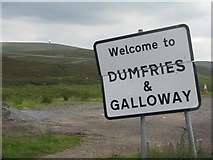 NS8813 : Welcome to DUMFRIES & GALLOWAY by M J Richardson
