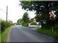 Road past Elms Farm