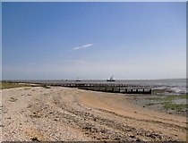 TR0567 : View from Shellness beach on the day of the 2015 Swale Match by Stefan Czapski