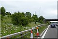 Traffic queueing at J31 on M1 southbound