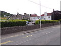 Car Park and school buildings by Cupar Road (A913) in Newburgh