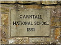 Plaque, Carntall National School