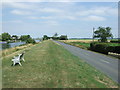 Resting place on the River Great Ouse flood bank