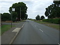 Bus stop on Main Road (B1112), Brookville