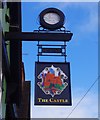 The Castle (2) - sign, 108 King Charles Road, Surbiton