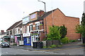 Row of shops on Bulkington Road