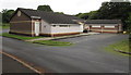 North side of Llangennech Community Centre and Library