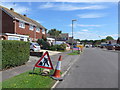 Road works in Woodstock Road