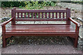 Bench, Garden of Remembrance, Broomfield Park, London N13