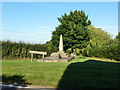 Remains of Kelshall Cross and millennium monument