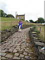 Setted path above Sowerby Bridge