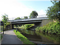 Hollas Lane bridge over the Calder and Hebble Canal