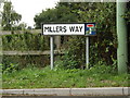 TM2763 : Millers Way sign by Geographer