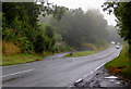 The A482 approaching Lampeter, Ceredigion