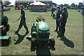 View of an AQ27 lawn mower in the Steam and Cider Festival in Old Dagenham Park