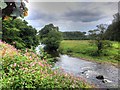 River Calder, Looking Upstream from Read Garden Centre