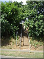 Footpath up a bank, Aspley Guise