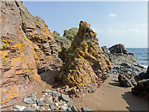NH7661 : The tidal section of the Eathie to Hillockhead coastal walk by Julian Paren